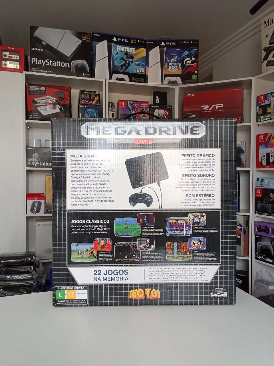 Vendo Console Mega Drive Tectoy 2017 Semi novo - Foto 2