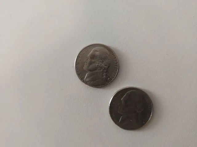 Five Cents Lote Moeda Estados Unidos - Foto 2
