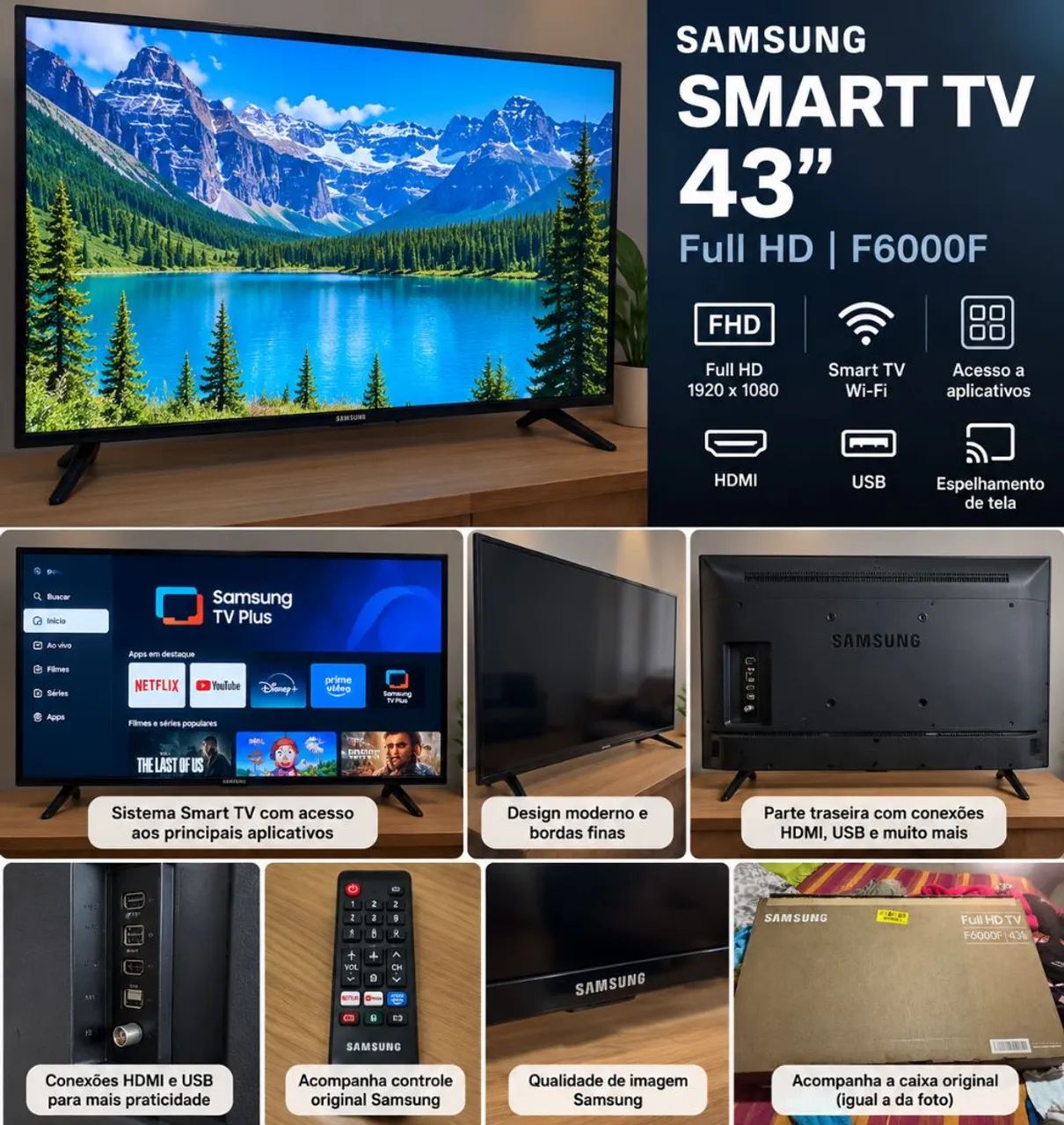 Vendo smart tv nova na caixa 