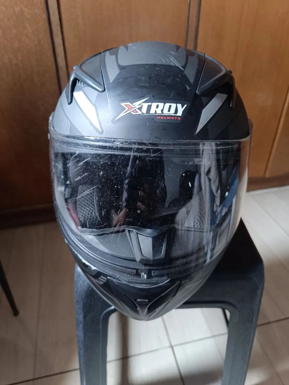 Capacete Xtroy Tam 58 usado - Foto 4