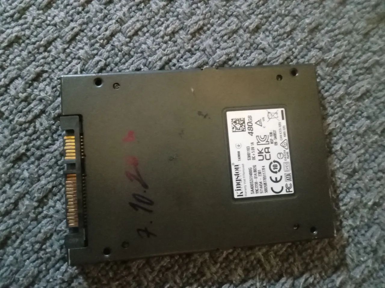 SSd 480 gigas da Kingston 