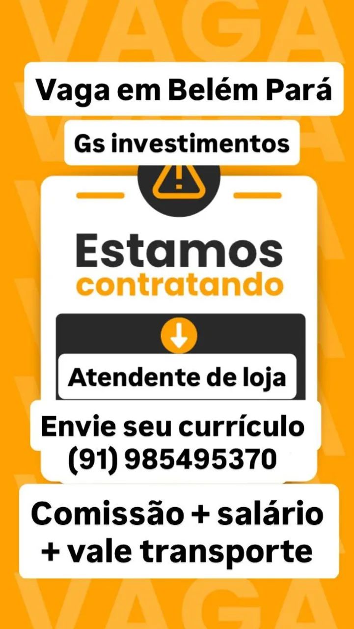 Vaga de emprego 