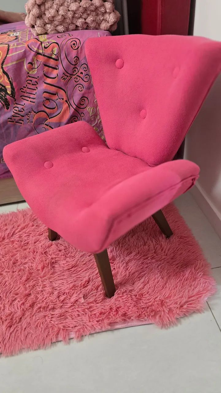 Poltrona Infantil Rosa