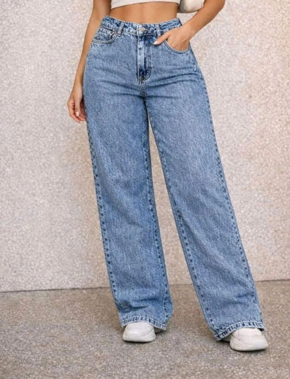 Calça Jeans Lavagem Clara 