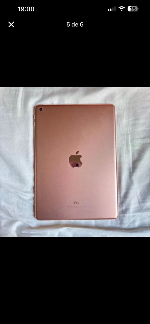 ipad 6 gen com capa e Apple pan originais - Foto 4