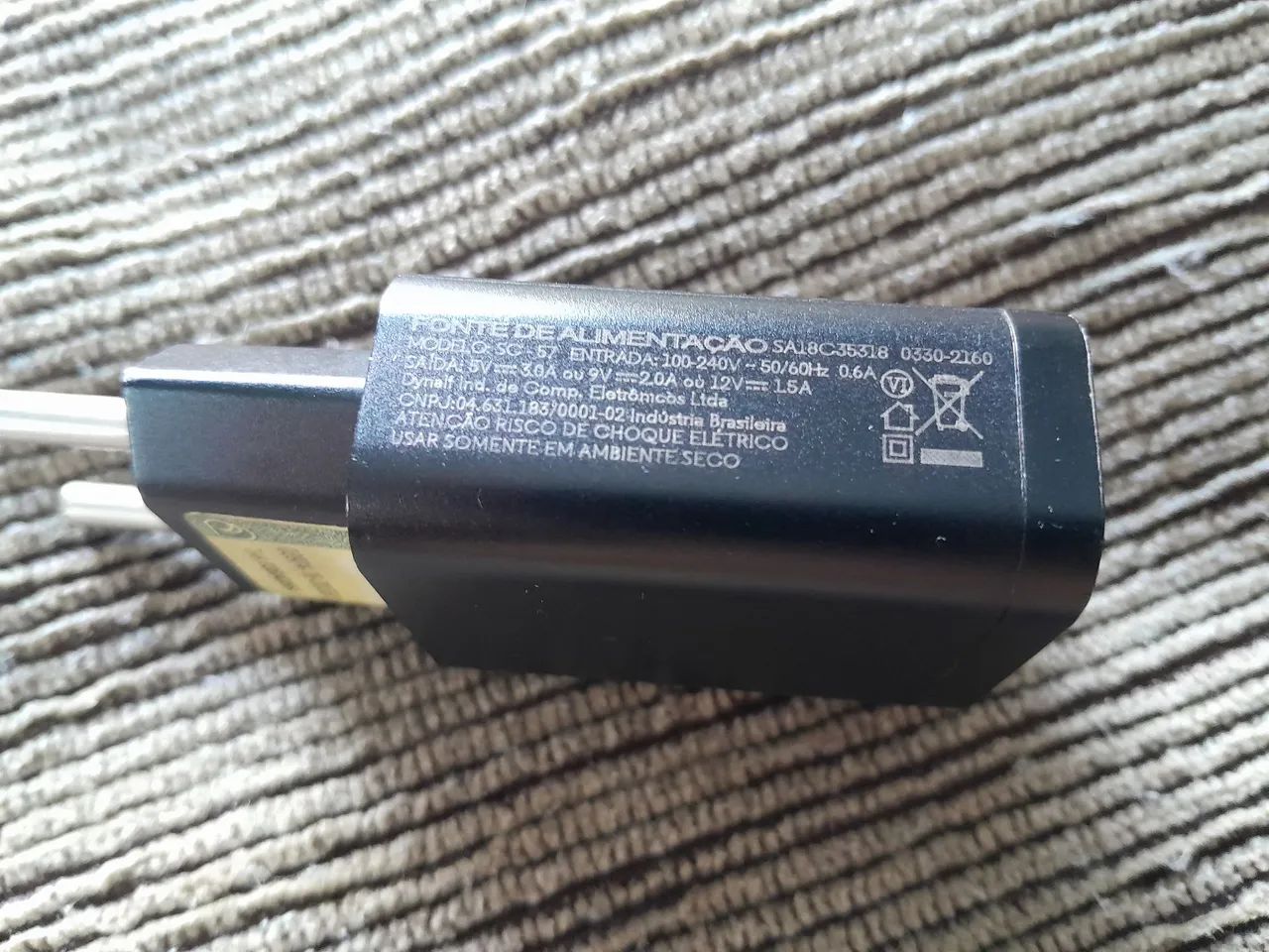 Carregador turbo Power original Motorola - Foto 3