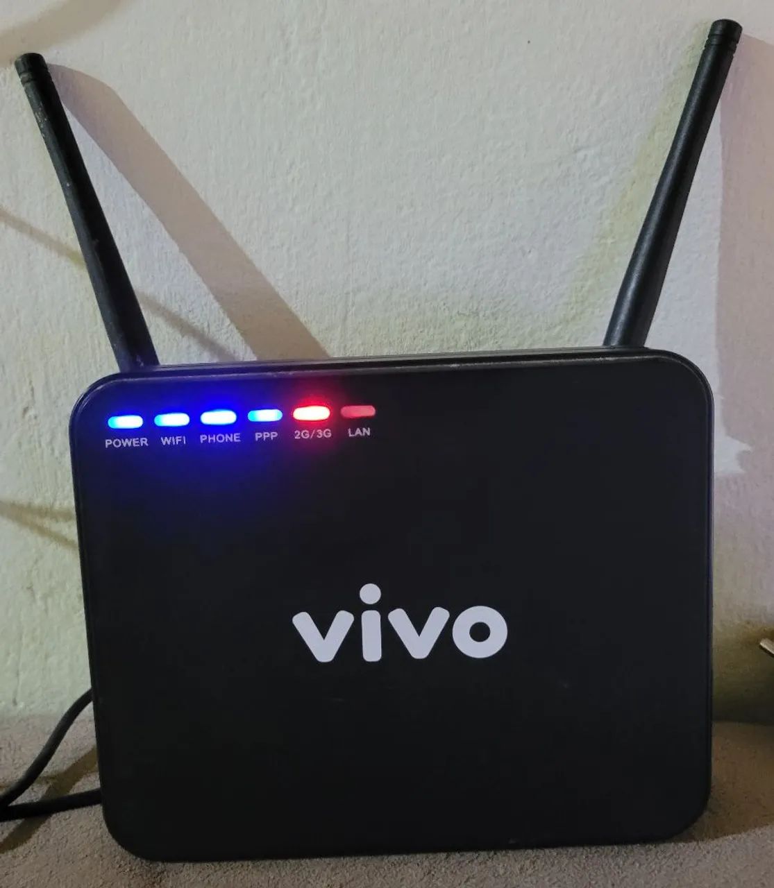 Roteador e telefone