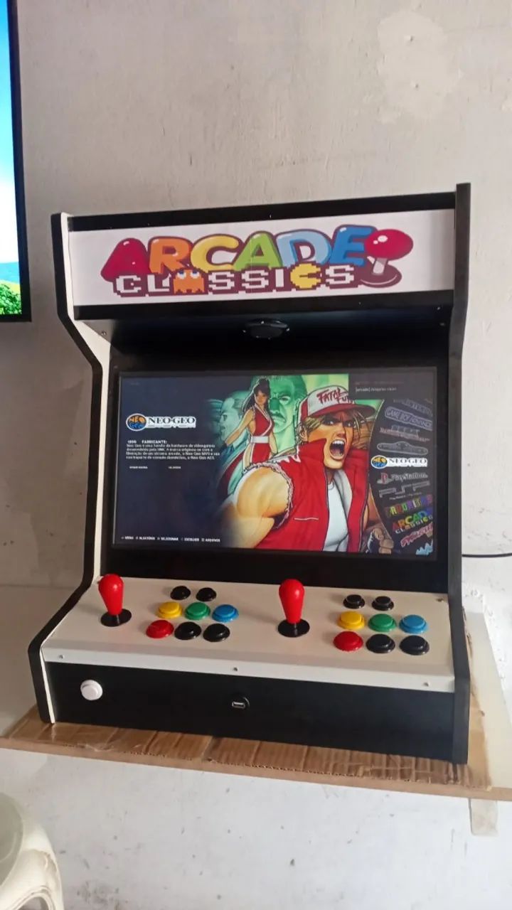 Fliperama Arcade Retro 20mil Games