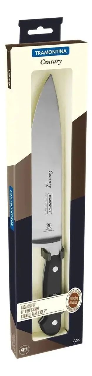 Faca Chef Tramontina Century 8 polegadas - Foto 2