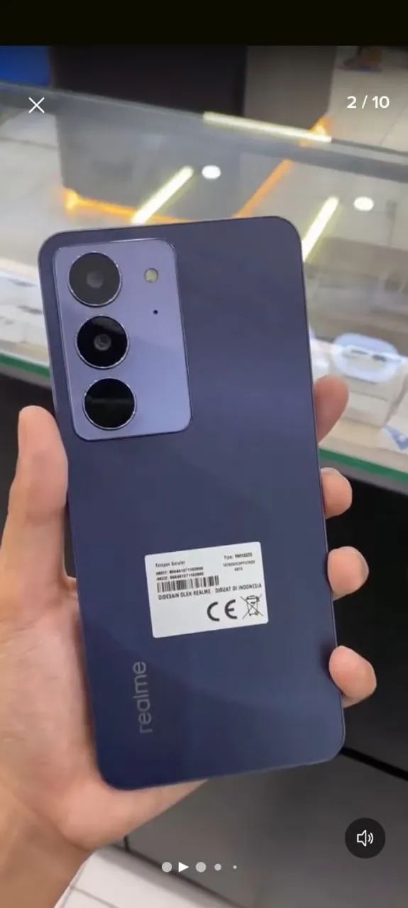 vendo um celular realme c75x novo único dono tirei ele na loja, vendendo pra resolver pro