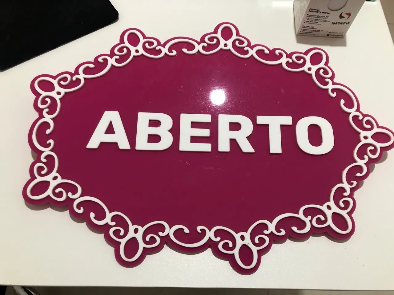 Placa de Aberto