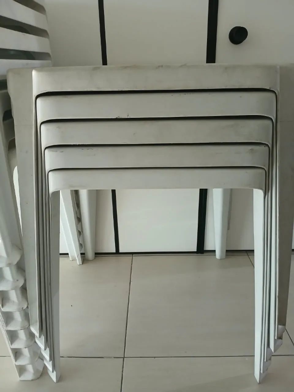 12 mesas de plástico - Foto 3
