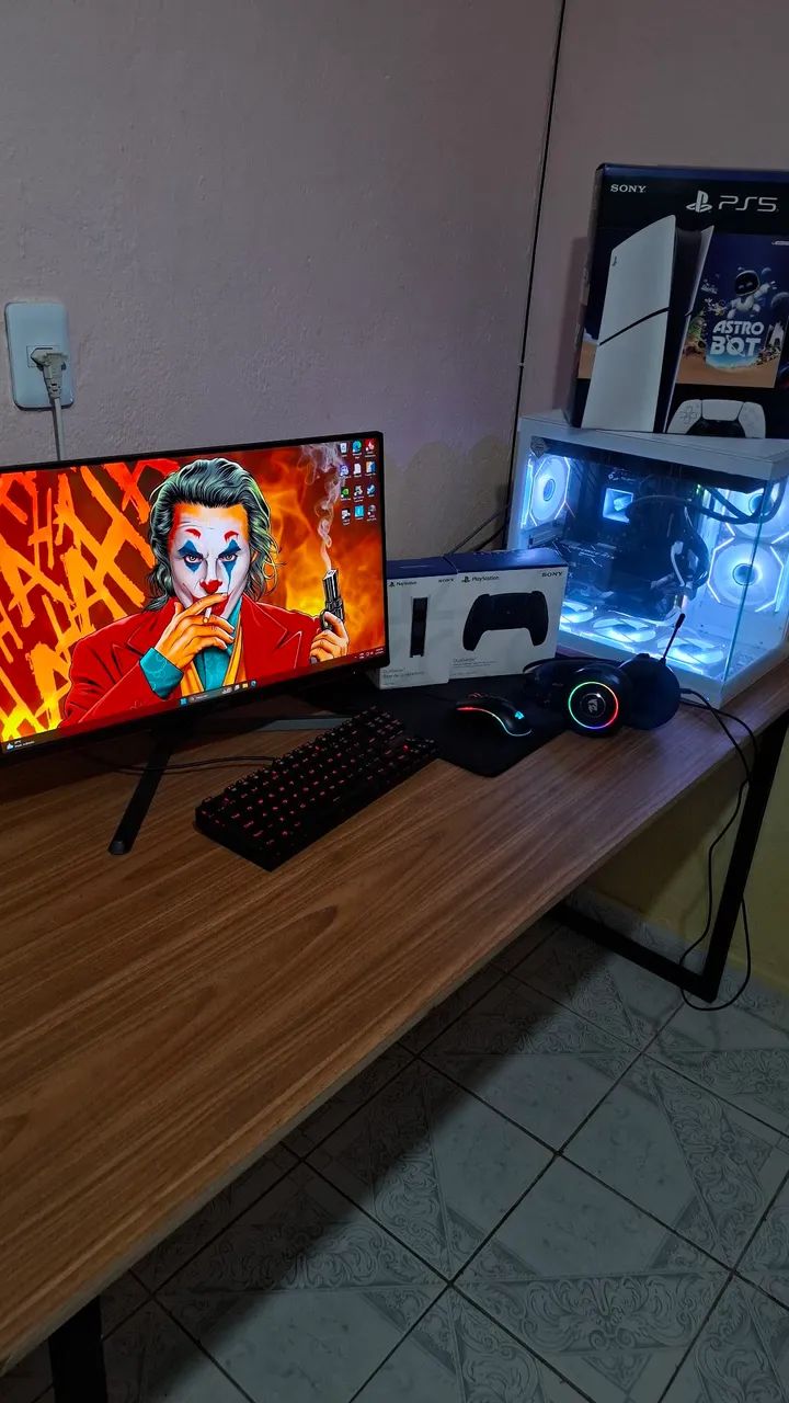 Pc gamer completo i7 10 geraçao Ryx 3060ti monitor 240hz 