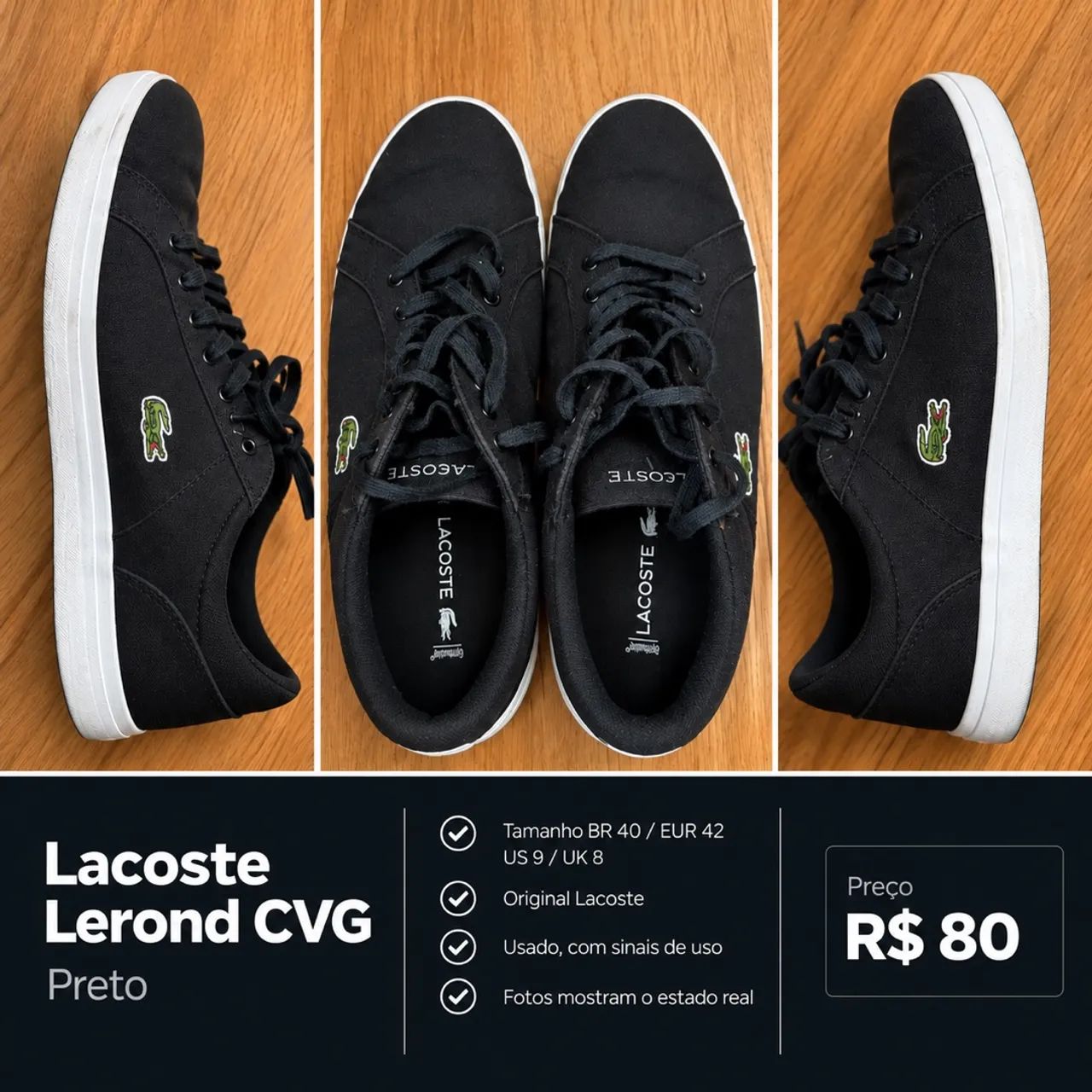 Tênis Lacoste Lerond CVG