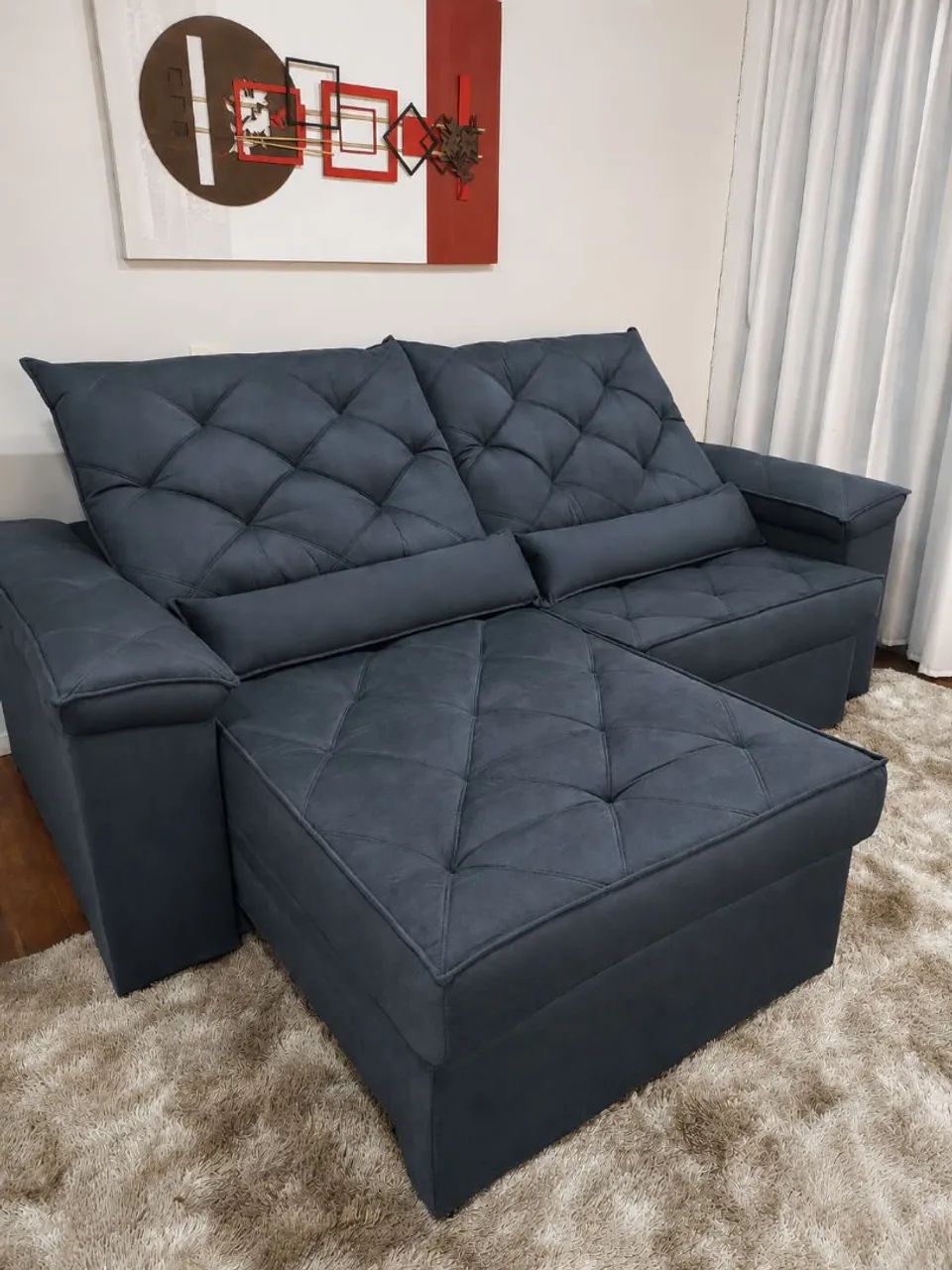 Sofá maior feirao de estofados! - Foto 2