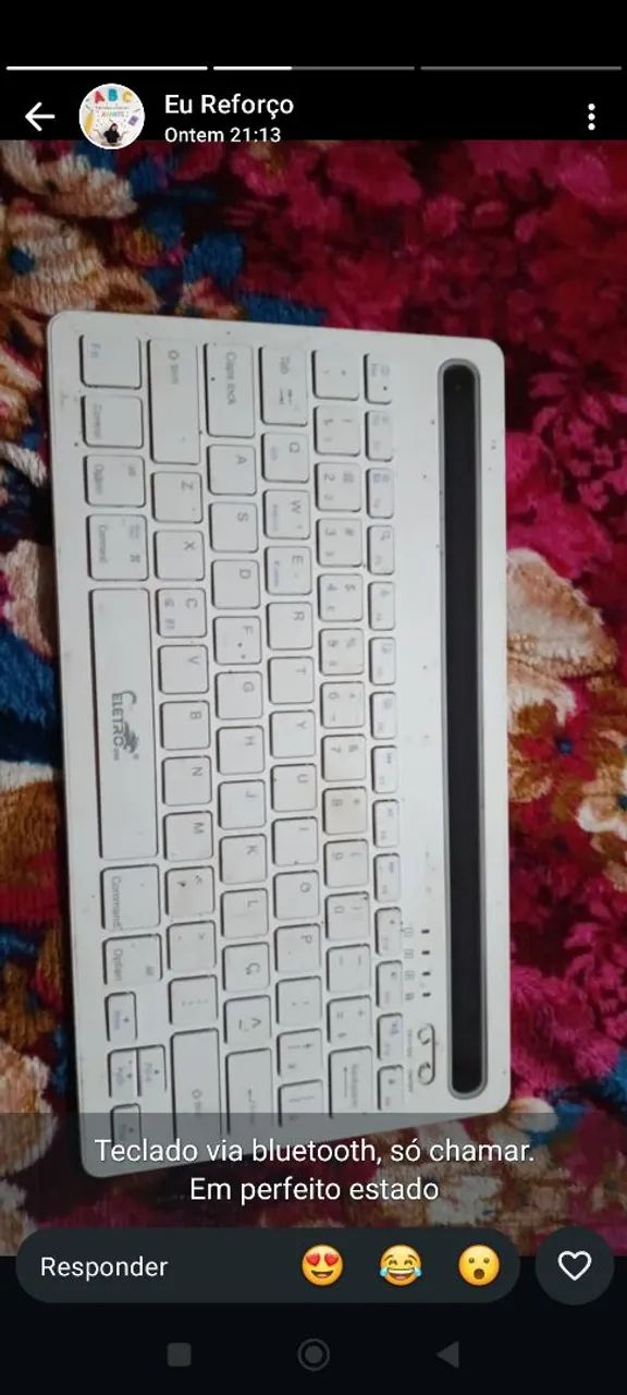 Vendo tablet Samsung Galaxy, acompanhado com o teclado  - Foto 2