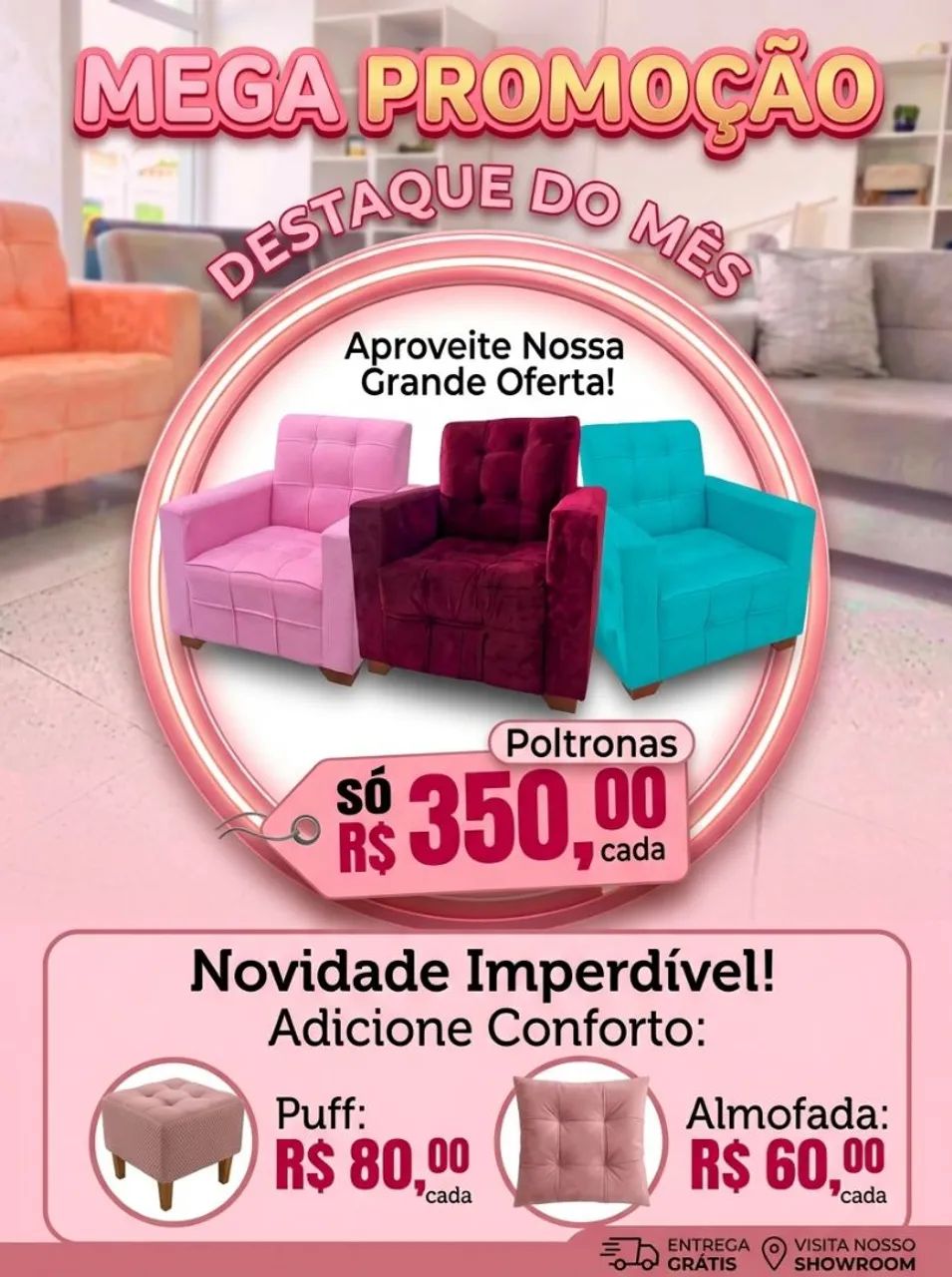 Mega promoção poltrona 
