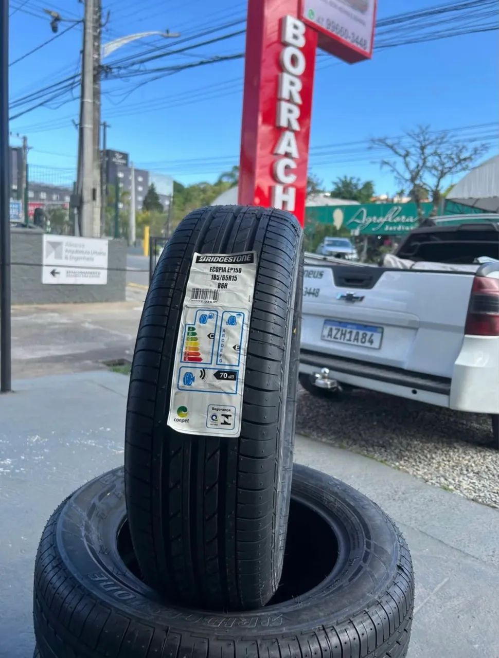 2 UNIDADES 185/65R15 BRIDGESTONE ECOPIA NOVOS - Peças para carros