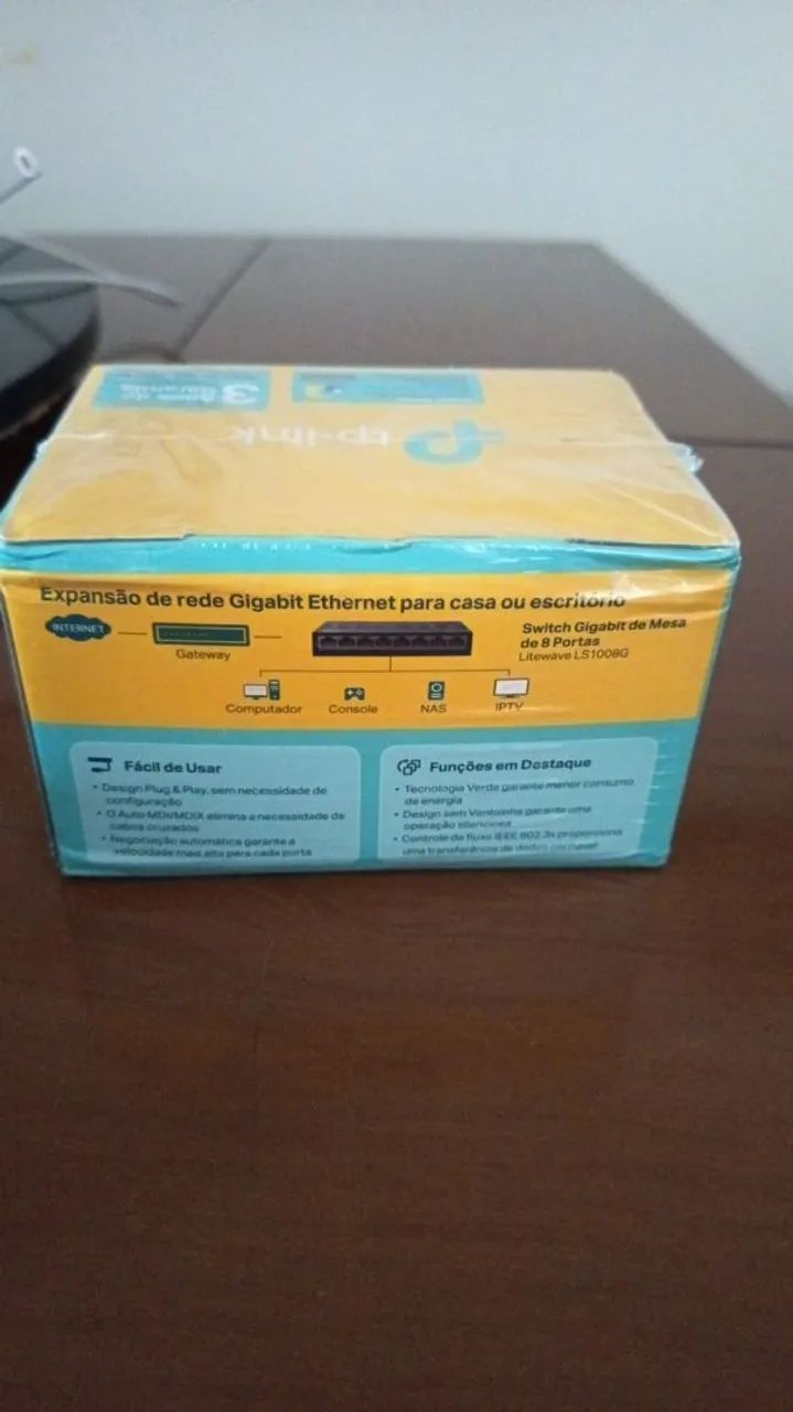 Switch Gigabit 8 portas.  - Foto 2