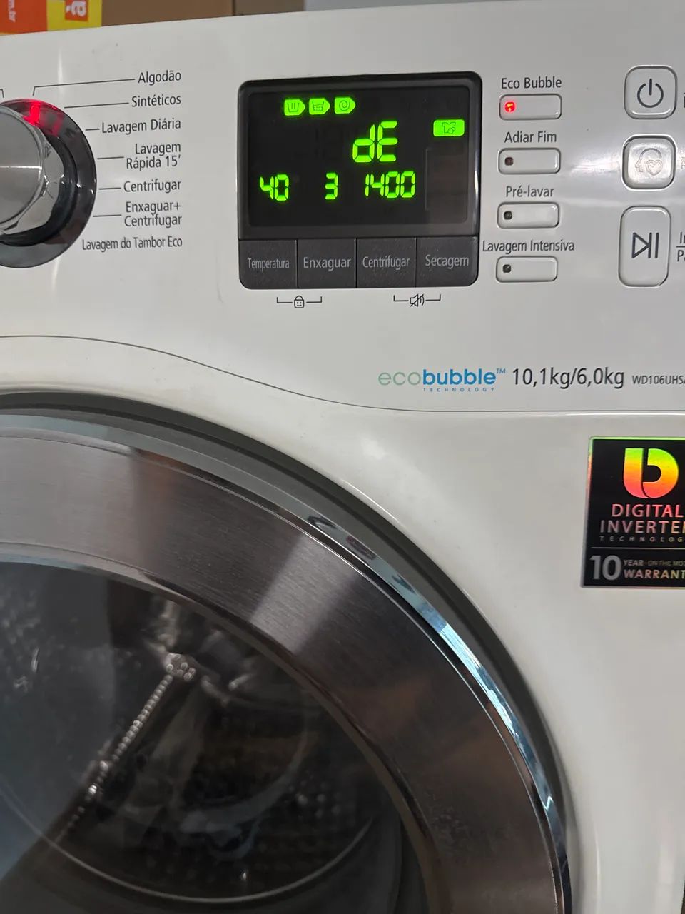 Maquina Lava e Seca Samsung 11kg com erro dE  - Foto 2