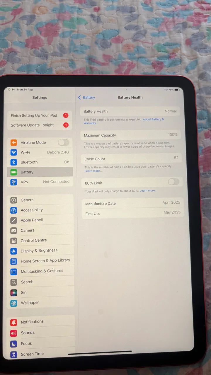 iPad 11ª Geração 128GB Wi-Fi - Impecável - Foto 3
