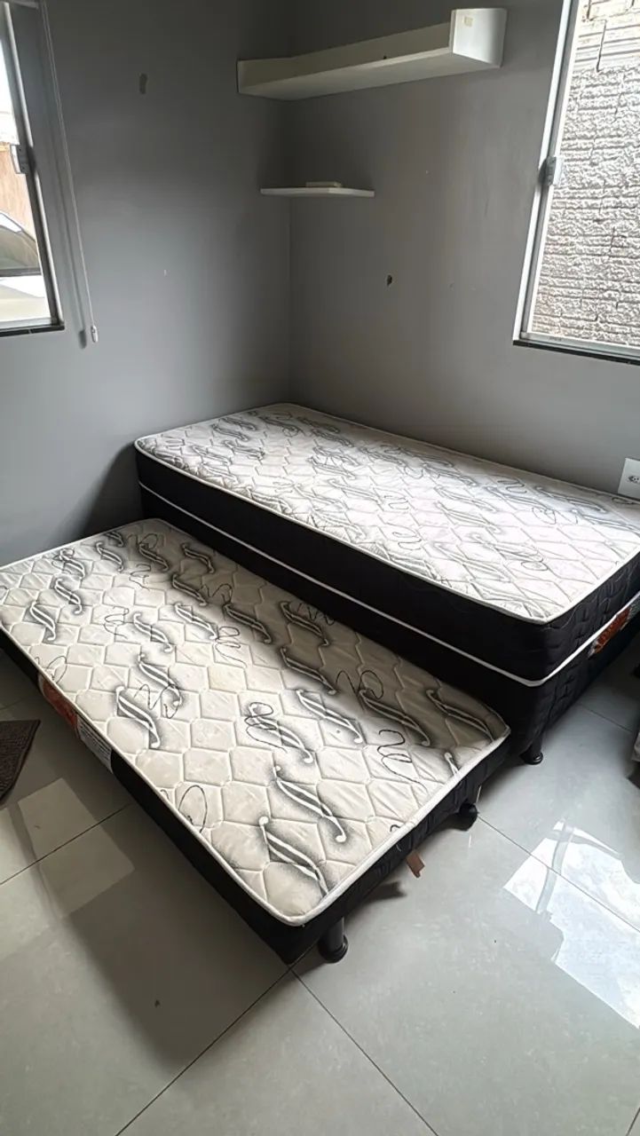 Bi cama box solteiro 