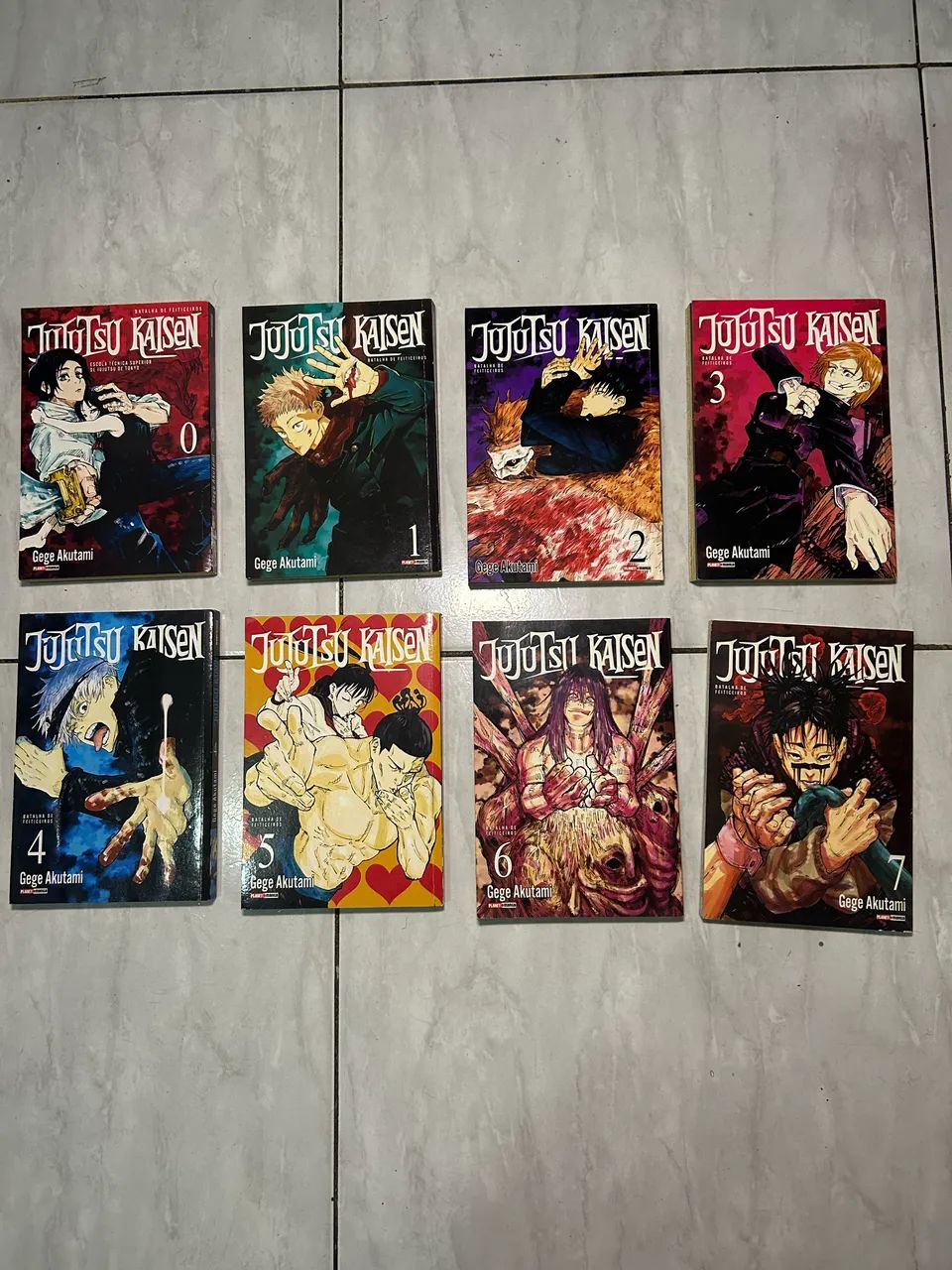 MANGÁ JUJUTSU KAISEN (0 AO 7) - Livros e revistas - Caixa D'Água