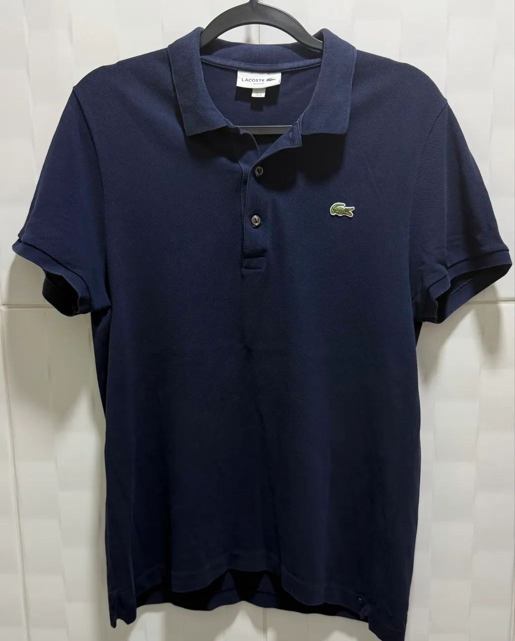 Polo Lacoste Azul Slim Fit - Foto 3