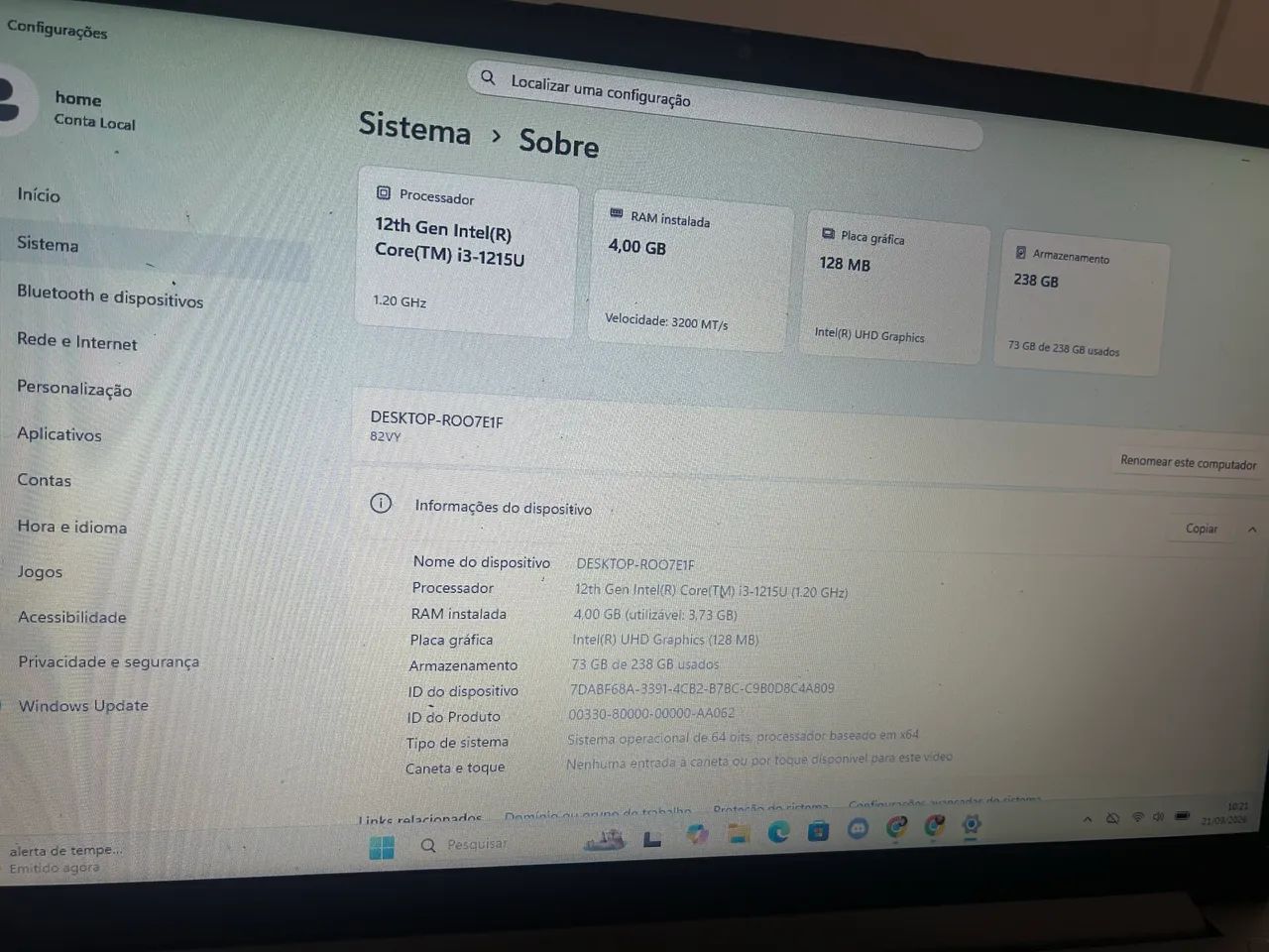 Notebook Lenovo - Foto 4