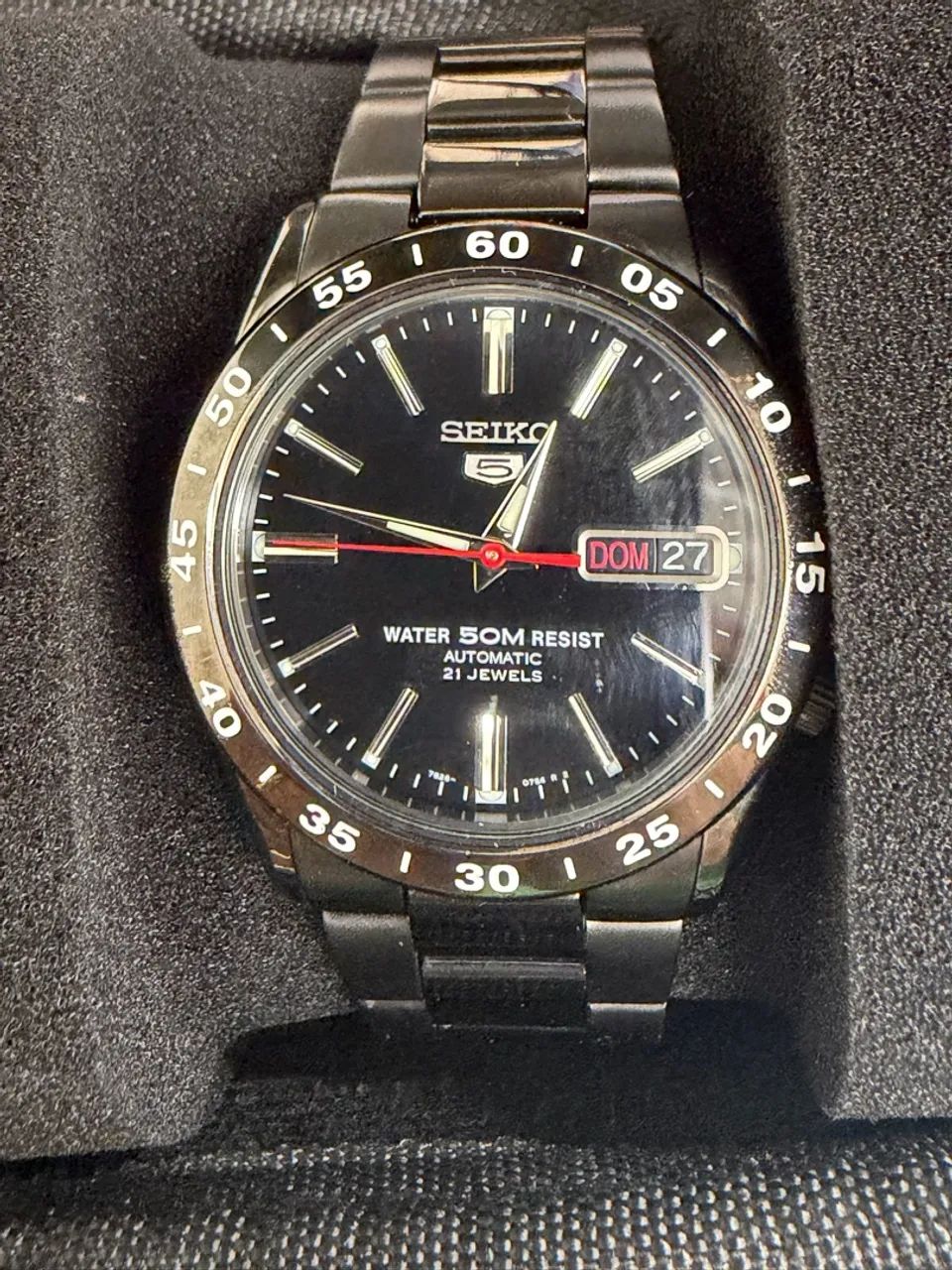 DESAPEGO colecionador para colecionador! RELÓGIO DIVER SEIKO AUTOMATICO 21 FULL BLACK  - Foto 2