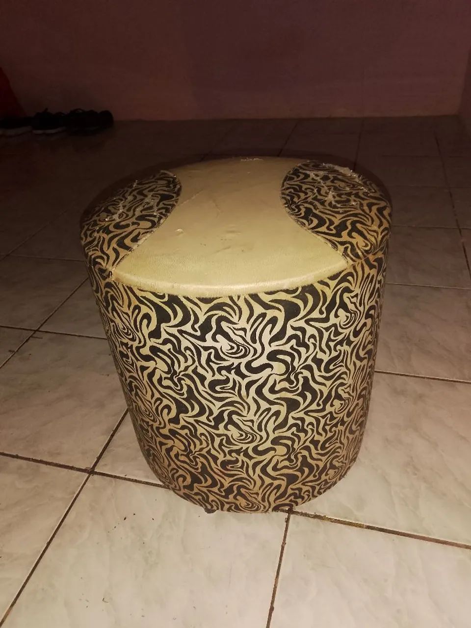 Lindo puff desenho da onça  - Foto 3