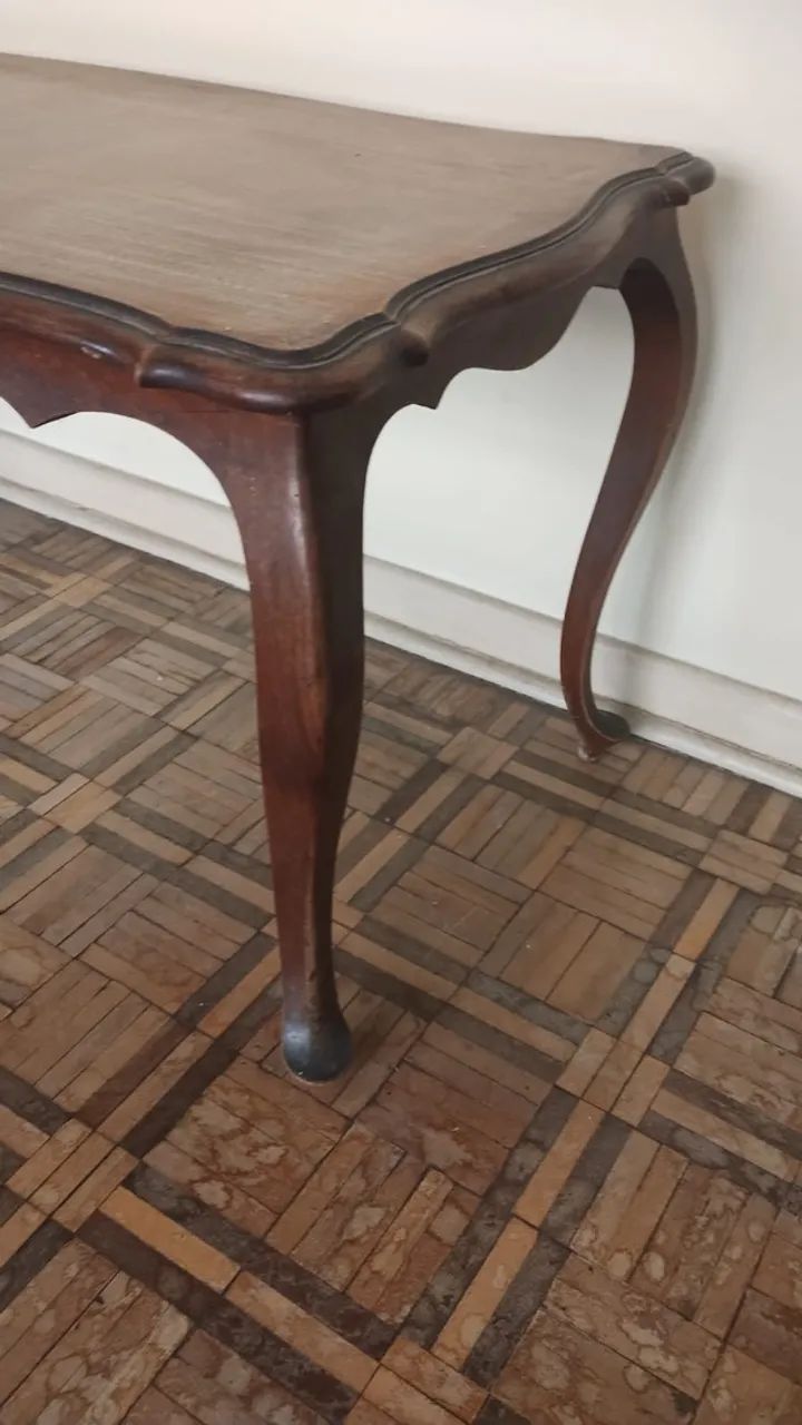 Mesinha de Centro Retangular Estilo Luís XV - Foto 2