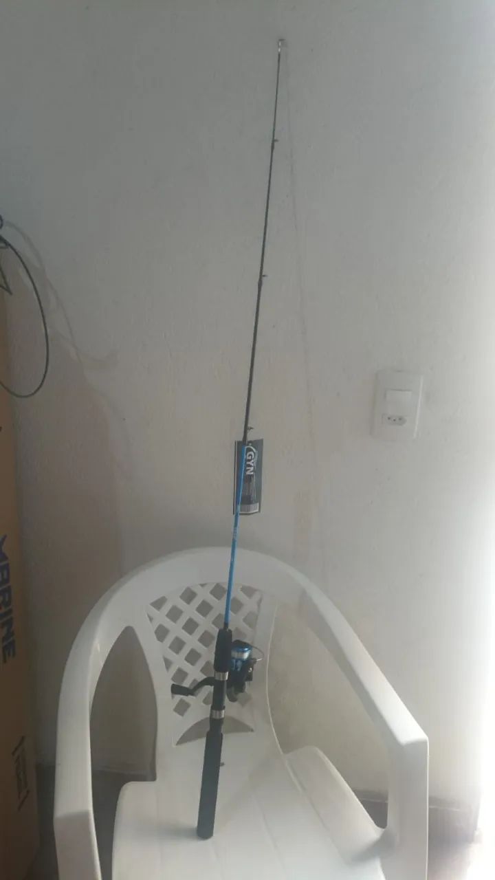 Kit de pesca Vara + Molinete + Linha (até 5kg) - Foto 4