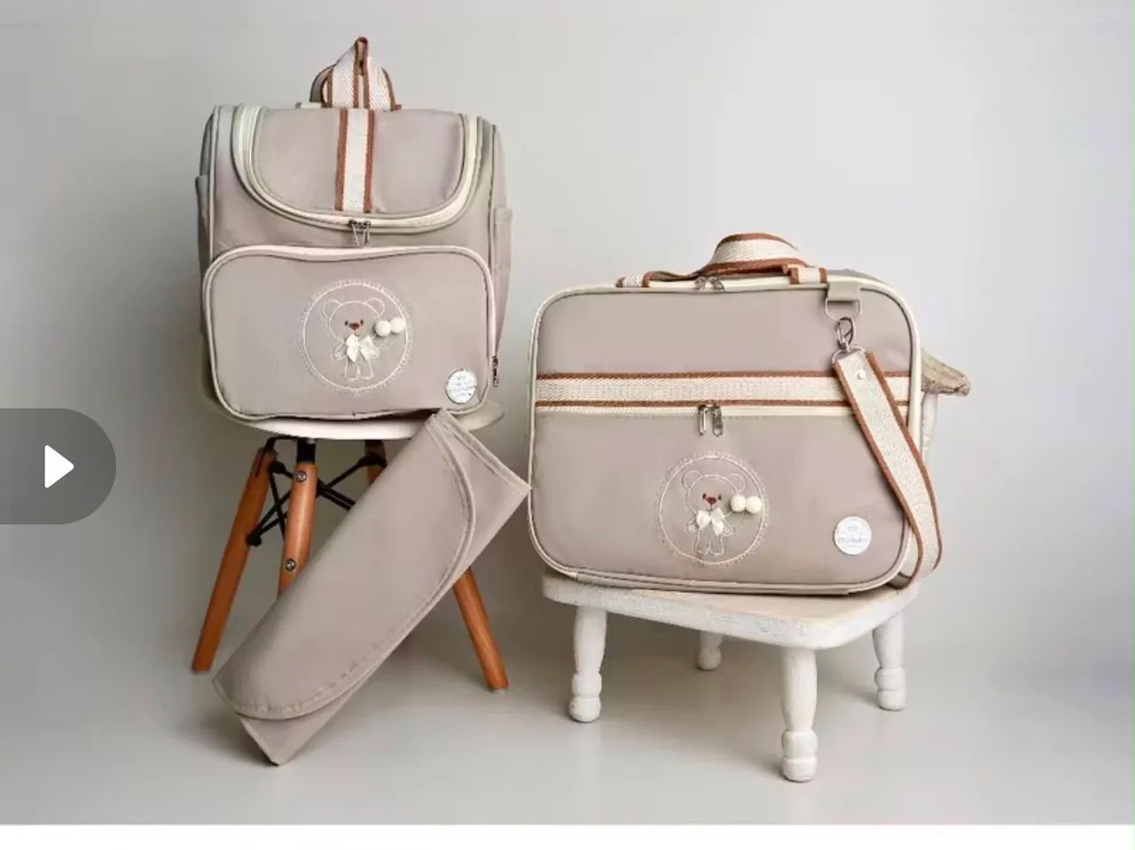 Kit Mala e Mochila Saída Maternidade 