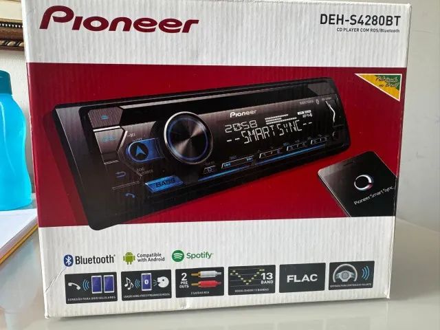CD PLAYER COM RDS - Bluetooth  PIONNER DEH- S4280 BT