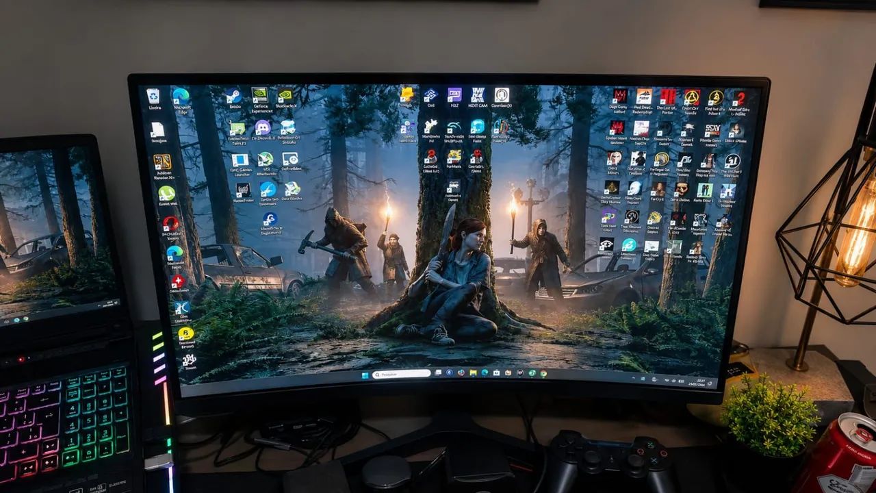 Samsung 27 Curvo Gamer 240Hz Freesync/Compatível G-Sync - Foto 5
