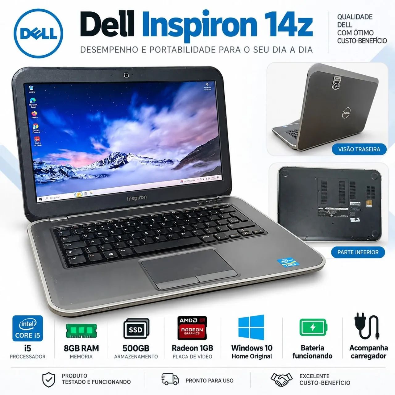 Notebook DEEL Inspiron 14z I5 14" - Ultrabook 