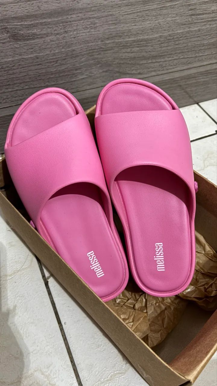 Melissa free plataform slide - rosa 