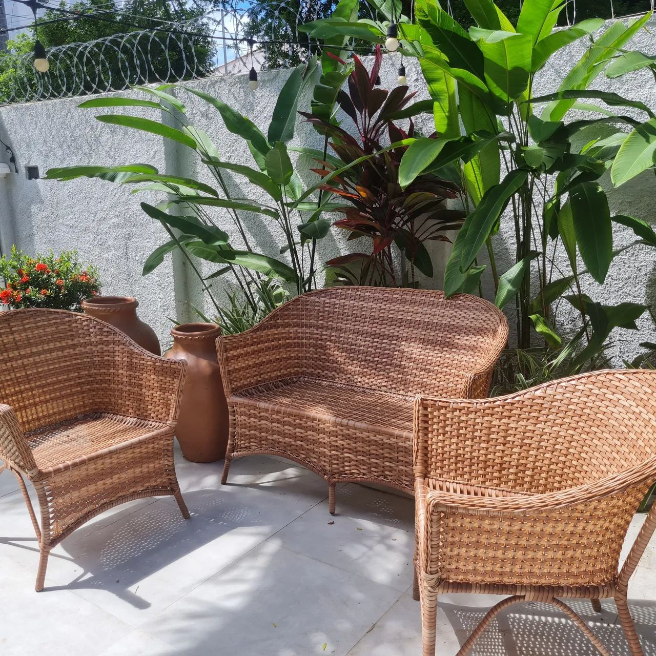 Conjunto para seu jardim ou varanda