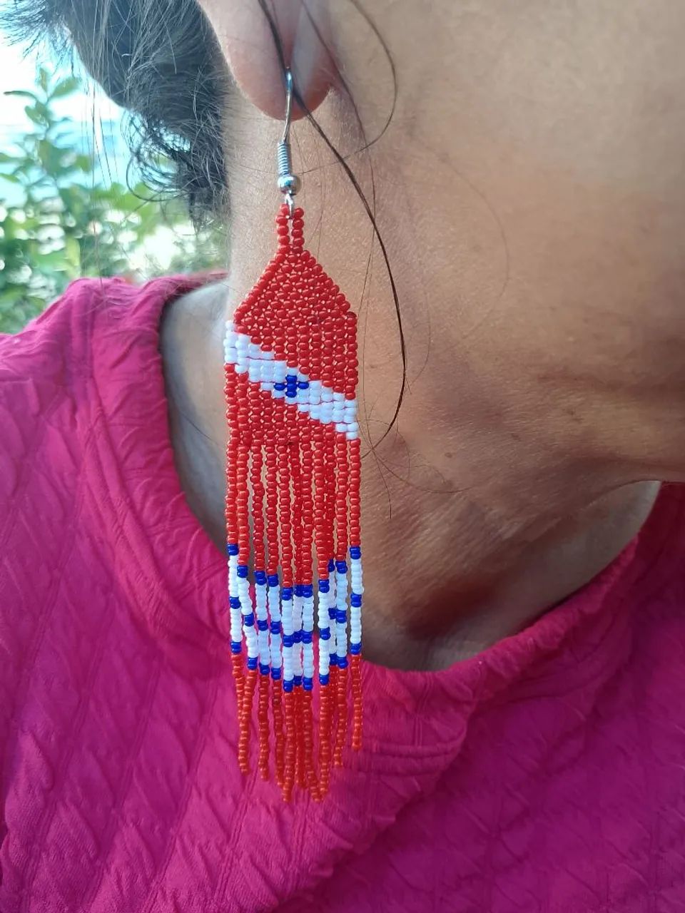 Brinco de miçangas  - Foto 5