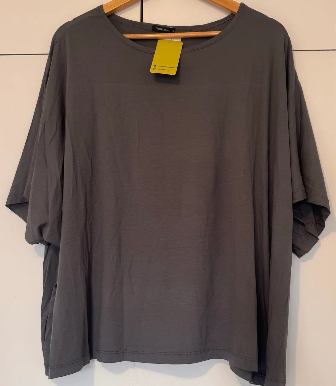  Blusa Cinza Viscolycra Premium