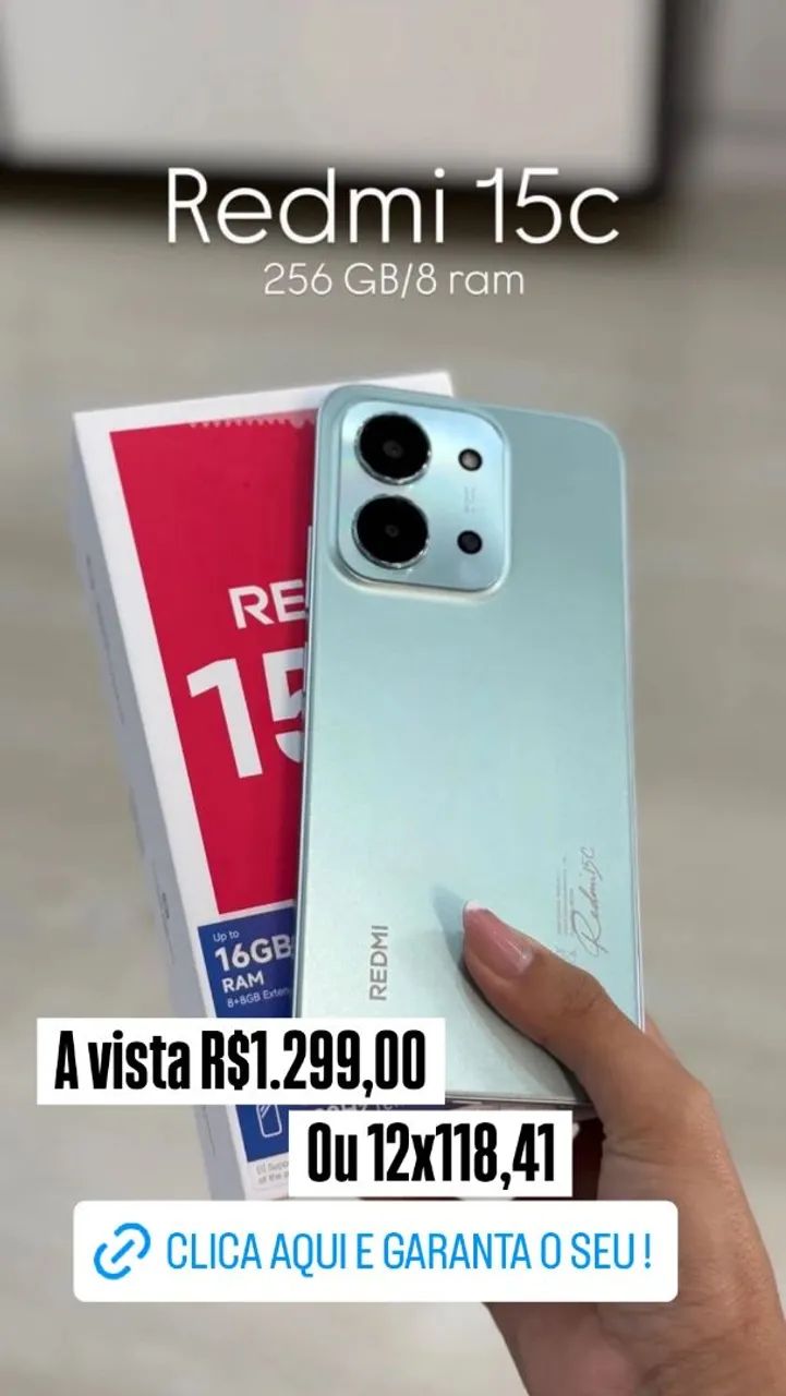 Redmi 15c 8gb 256gb