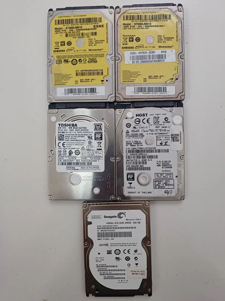 5 HDs 500 GB notebook 2.5 - Foto 5