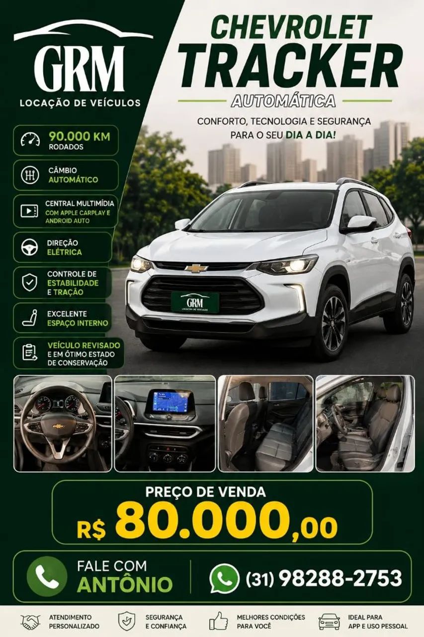 Chevrolet Tracker LT 1.0 Turbo 12V Flex AUT 2023