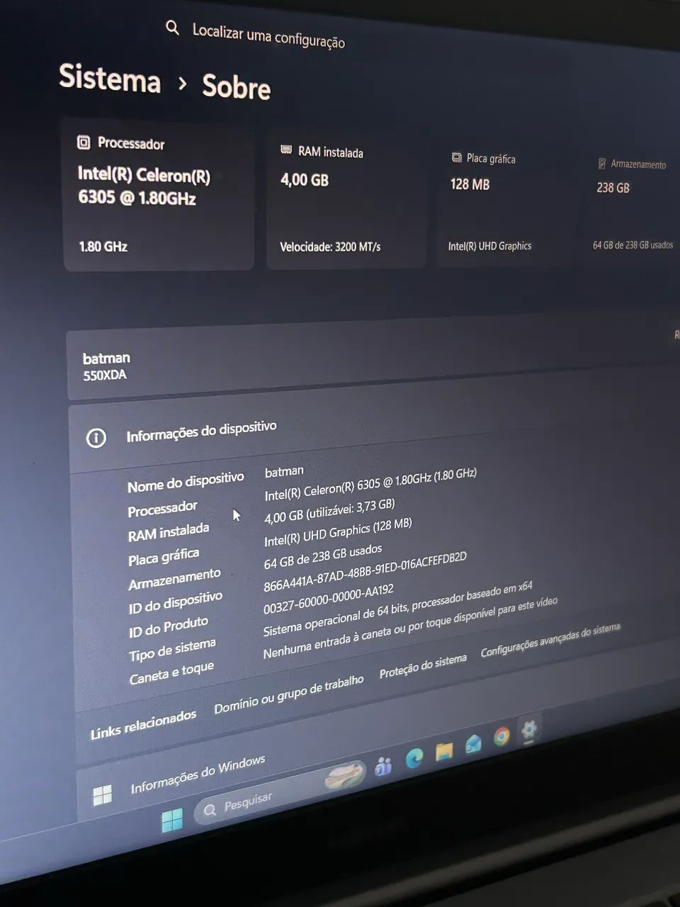 VENDE-SE NOTEBOOK SAMSUNG SEMINOVO