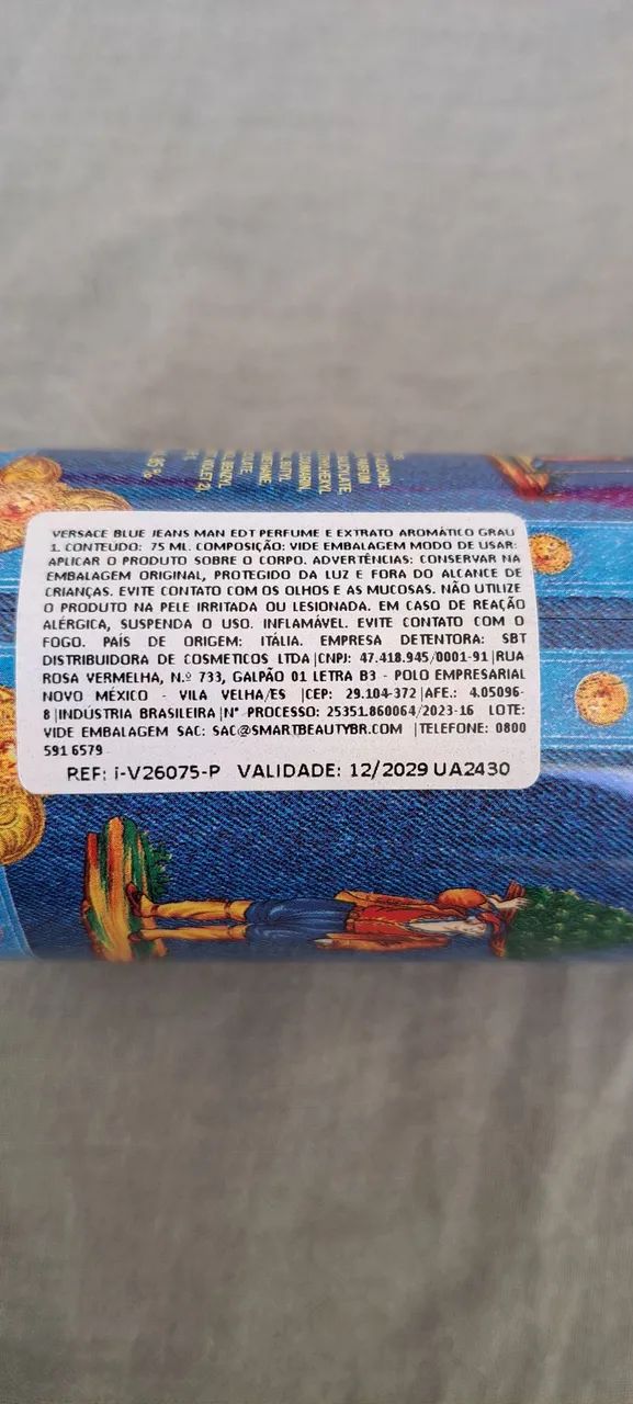 Perfume Versace Blue Jeans 75ml lacrado - Foto 4