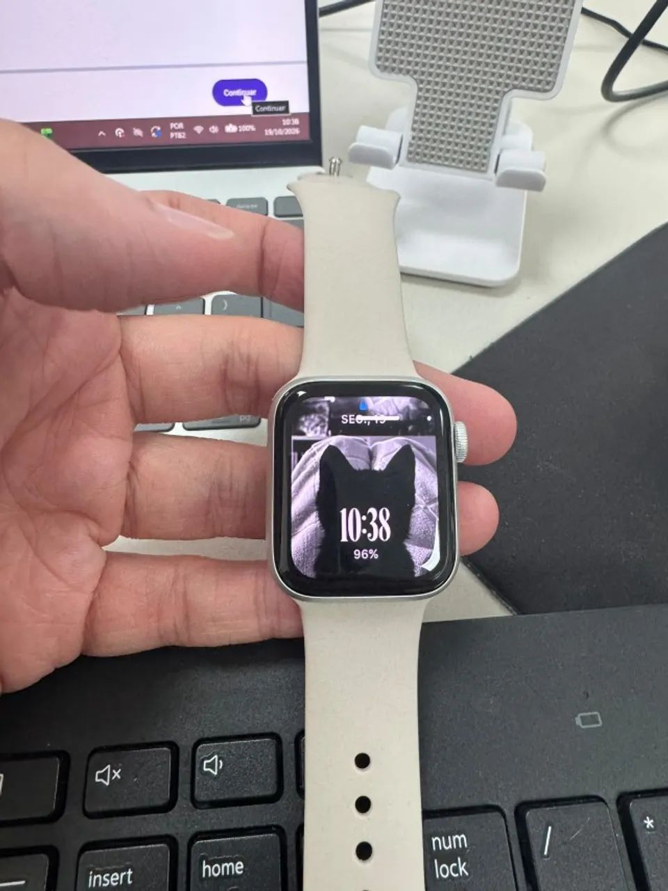 Apple Watch Se Gps Caixa Prateada De Alumínio 40 Mm - Foto 2