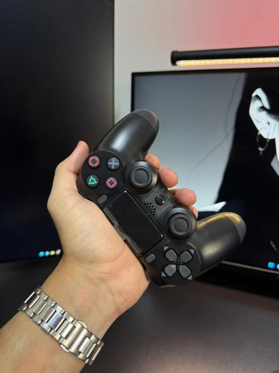 Kit 2 controles sem fio Ps4/Pc - Foto 3