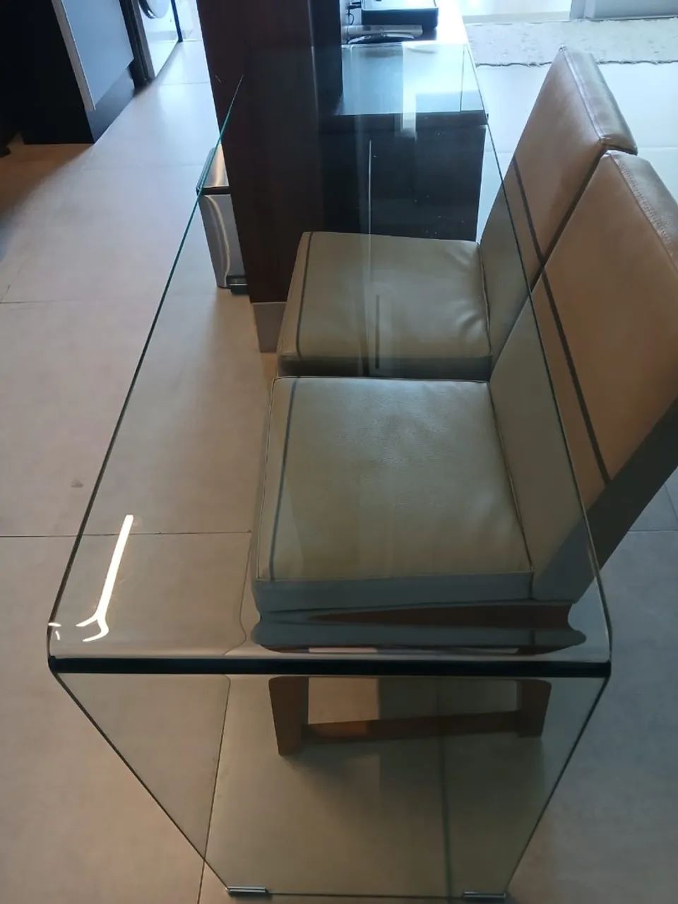 Aparador de vidro tok stok