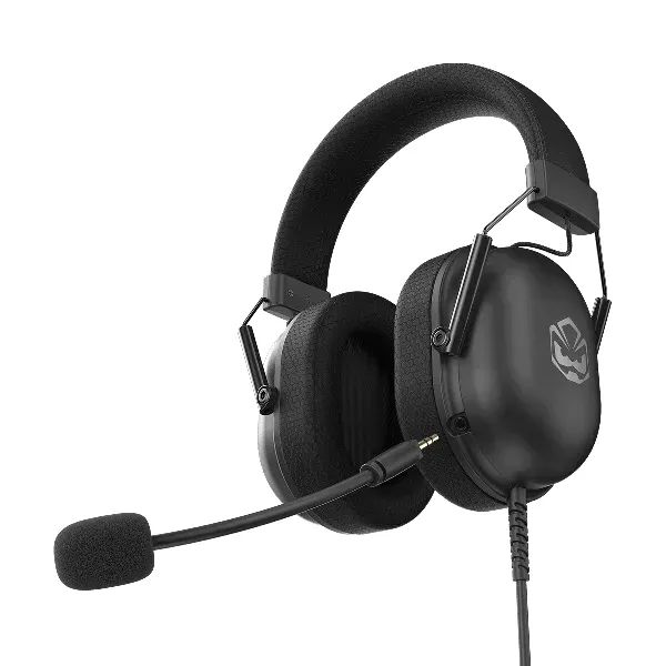 Headset Gamer Kamar Black Vulcan Usb, PCYES , Microfone destacável  - Foto 2